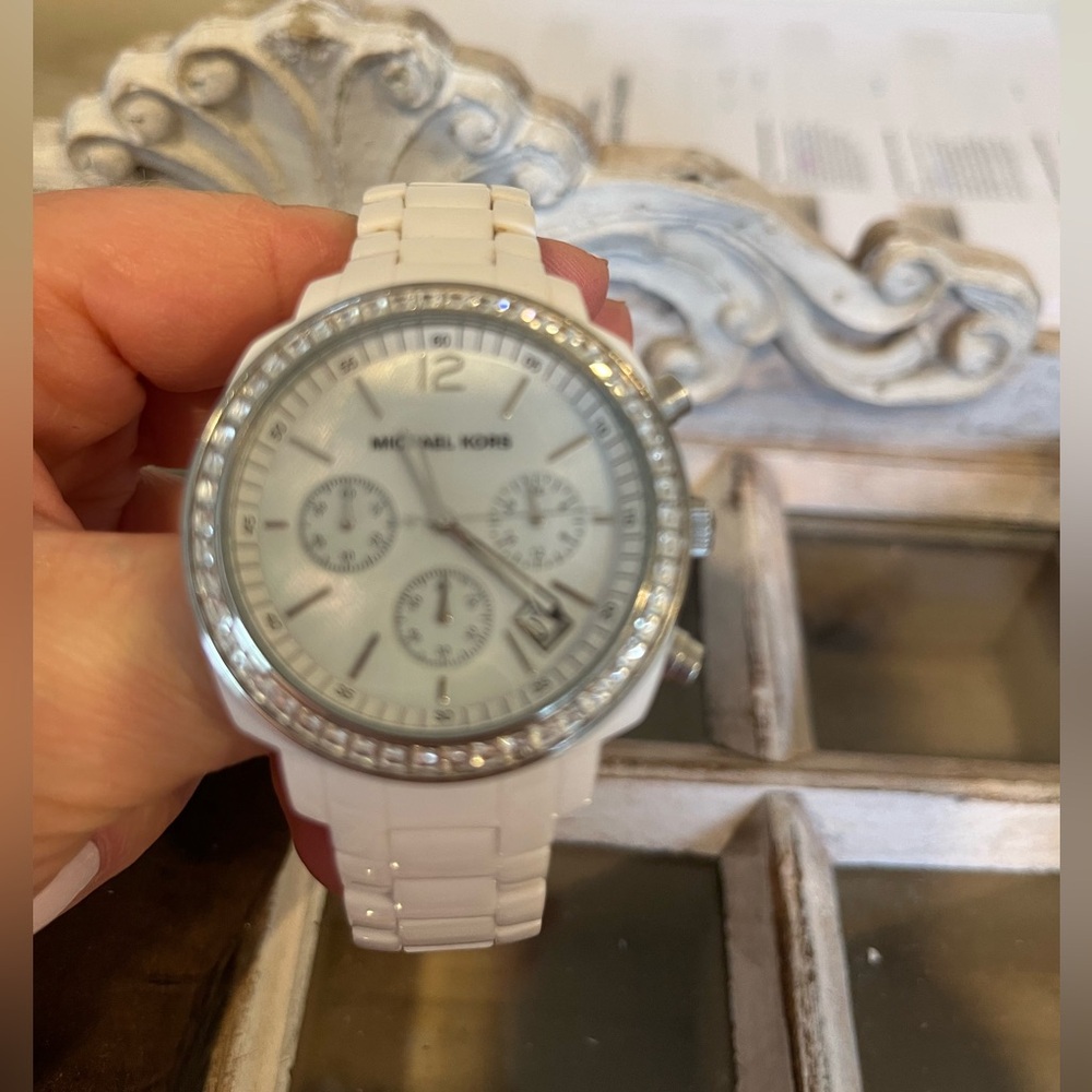 Michael Kors white watch